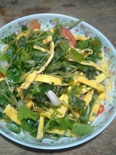 Hình của món Rau càng cua trộn gỏi.