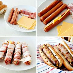 A picture of Texas Tommy Hot Dogs.