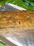 Mon cake aux brocolis, saucisses, oignons et échalotes