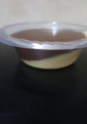 صورة لوصفة مهلبية كراميل و شيكولاتة