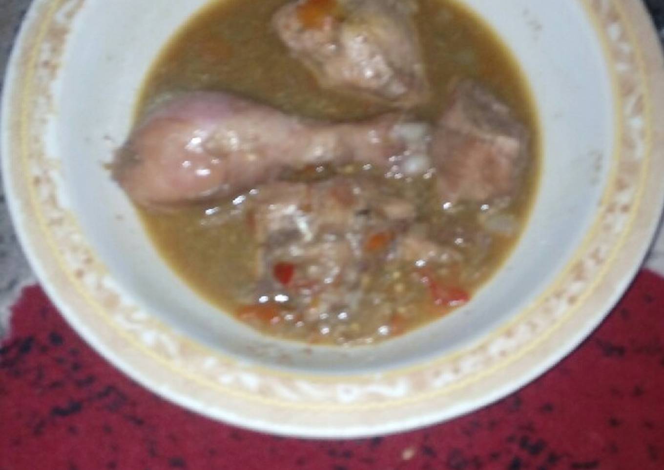 Chicken pepper soup