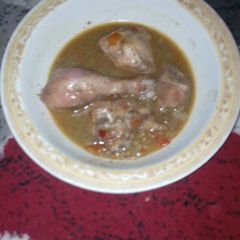 A picture of Chicken pepper soup.