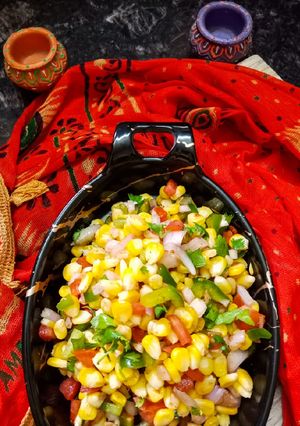 A picture of Corn Chaat.