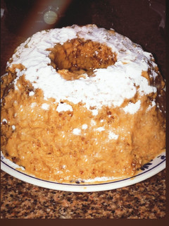 Una foto de Budín de Dulce de Leche