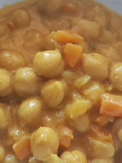 Una foto de Curry de garbanzos