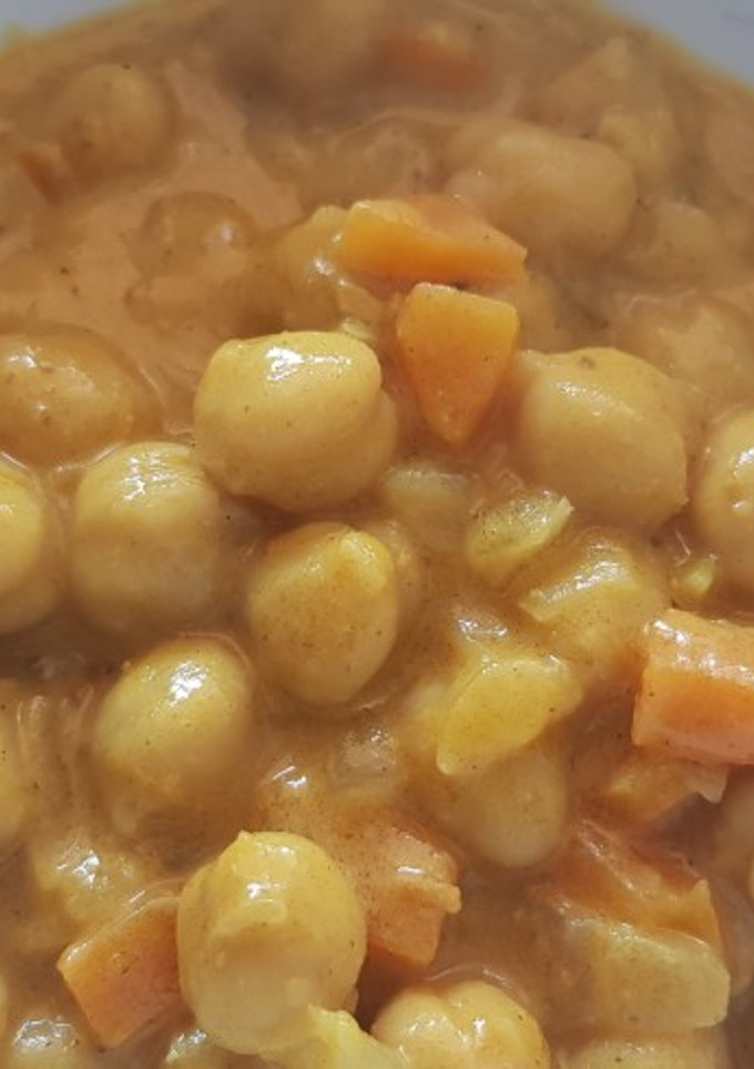 Una foto de Curry de garbanzos