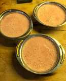 Postre helado de frutillas diet
