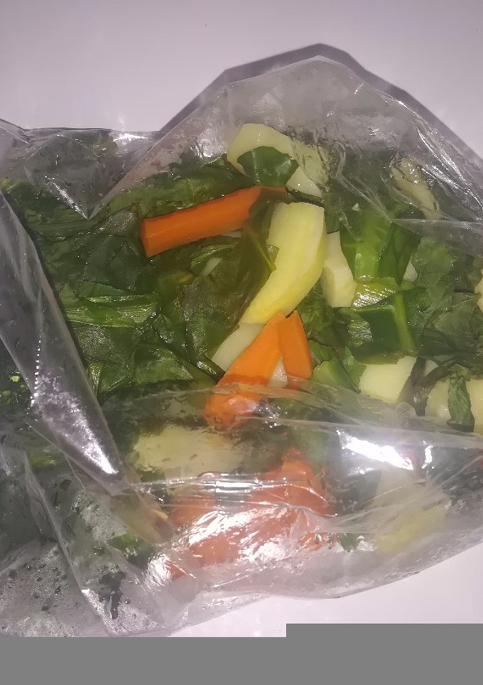 Una foto de Verduras asadas en microondas en 7minutos