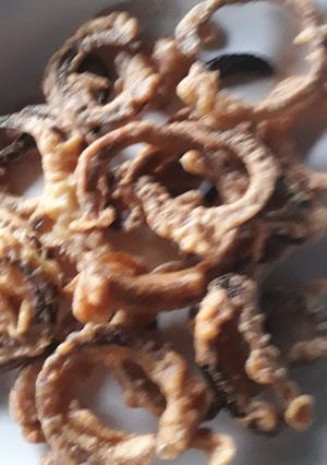 A picture of Onion rings#kitchenhuntchallenge!.