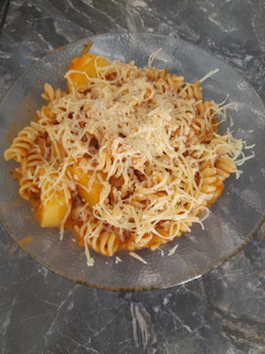Una foto de Guiso de fideos express