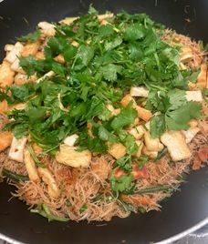 ngô bao tử xào ớt chuông