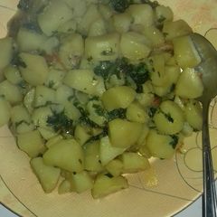 A picture of Irish potato porridge.