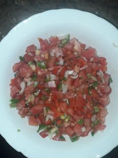 Una foto de Ensalada con cuchara