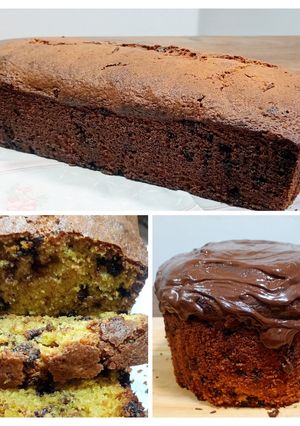 Una foto de Budín de naranja con chispitas de chocolate, fácil y mágico