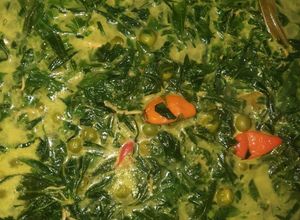 Foto resep Gulai daun singkong,rimbang dan ikan teri nasi