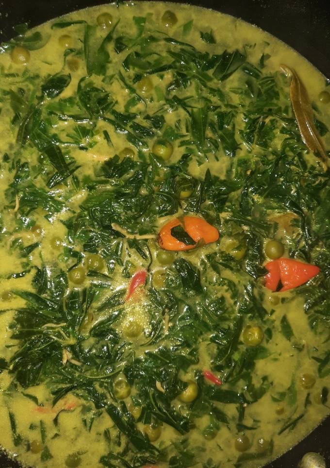 Resep Gulai daun singkong,rimbang dan ikan teri nasi oleh Mega Radiza ...