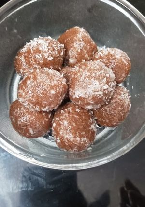 A picture of Ghee leftover (ghee residue) chocolate 🍫.