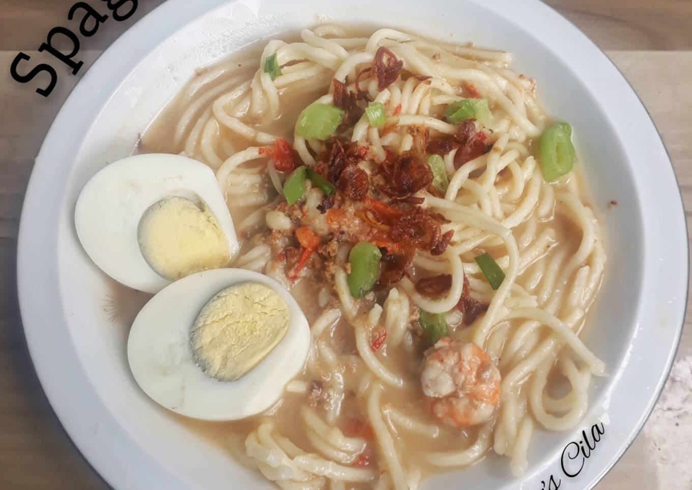 Spaghelor | Spaghetti Kuah Mie Celor