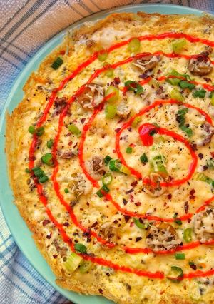 A picture of Hot 'n' Spicy Pizza Omelette.