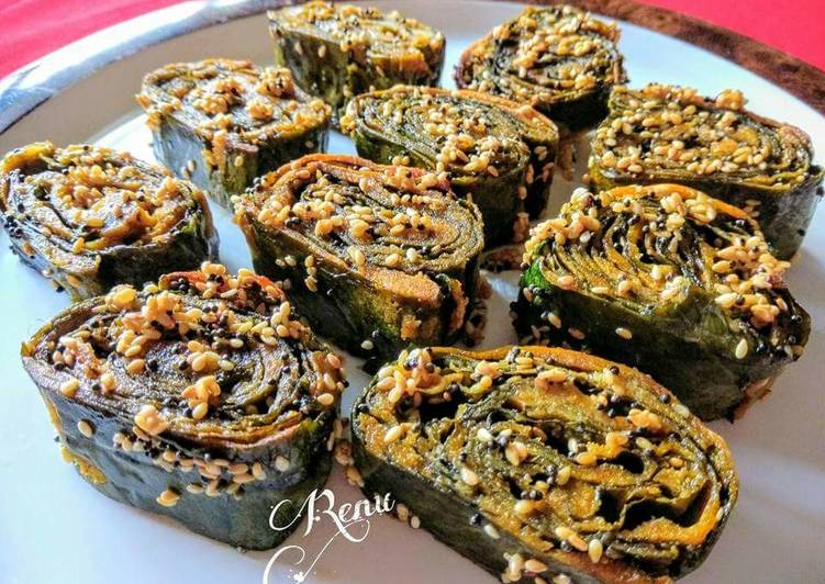 How to Cook Appetizing Colocassia leaves fritters