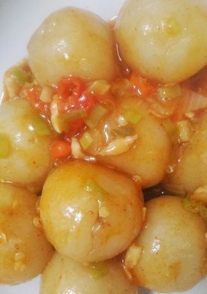 Foto resep Cilok bumbu pedas