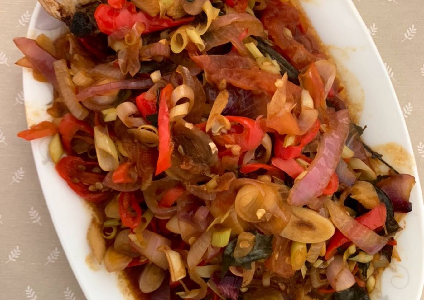 045. Siakap / Kakap masak pedas ala Thai