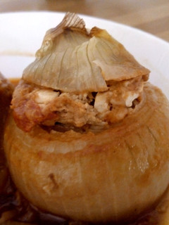 Una foto de Cebollas rellenas