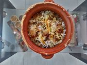 A picture of milk rice biryani