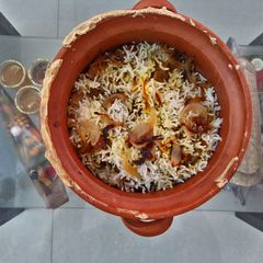 A picture of Raw Jackfruit Biryani.