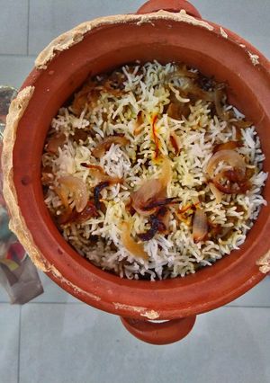 A picture of Raw Jackfruit Biryani.