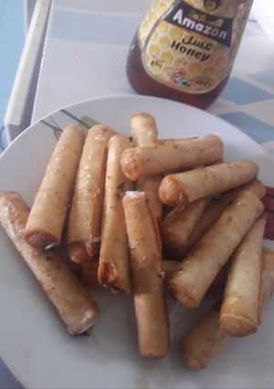 صورة لوصفة اصابع الجبن بالعسل
