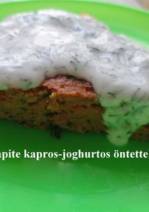 Répapite kapros-joghurtos öntettel recept fotója