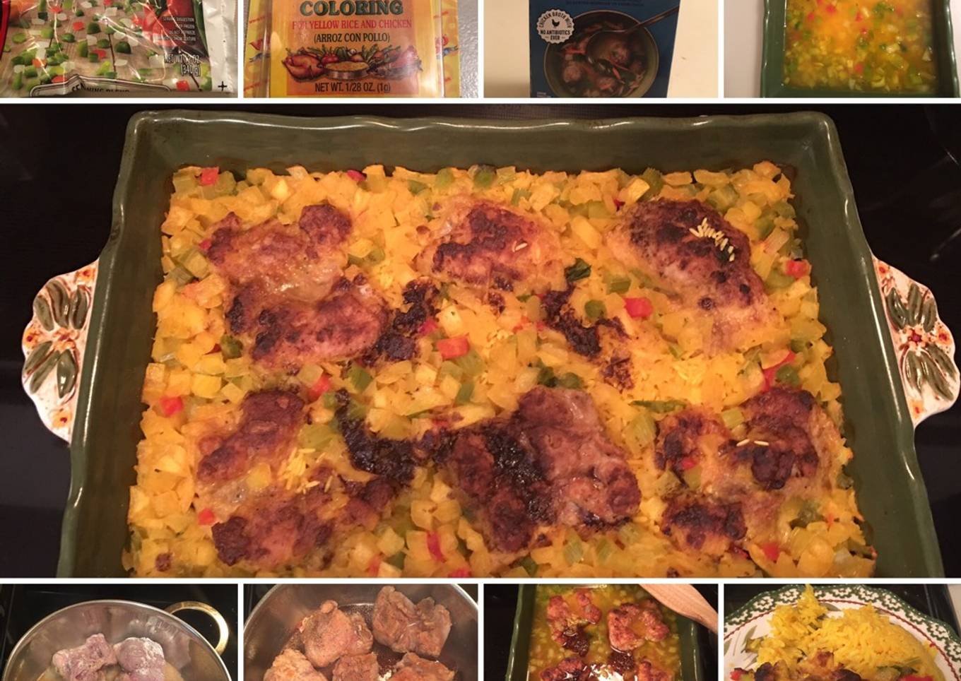 Cynthia's Easy chicken and yellow rice