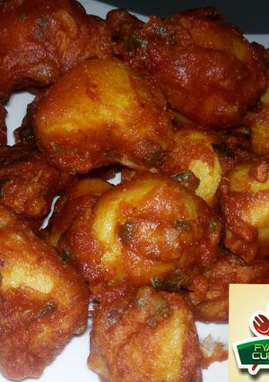 A picture of Yadda zakiyi potatoes pakora.