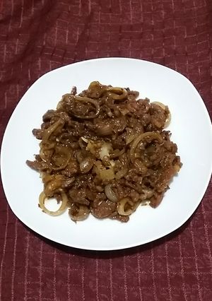 Foto resep Yakiniku Slice Beef Seperti Menu Yoshinoya