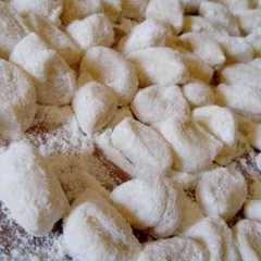 A picture of Ñoquis de papa con puré instantáneo.