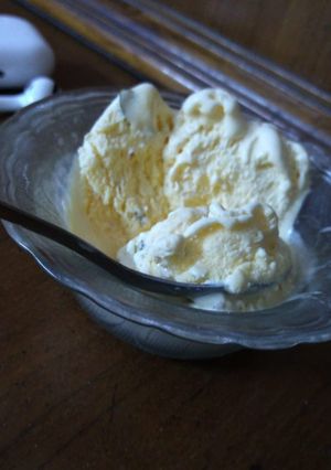 A picture of Butter scotch icecream.