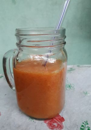 Foto resep Jus Segar (mangga strawberry kurma)