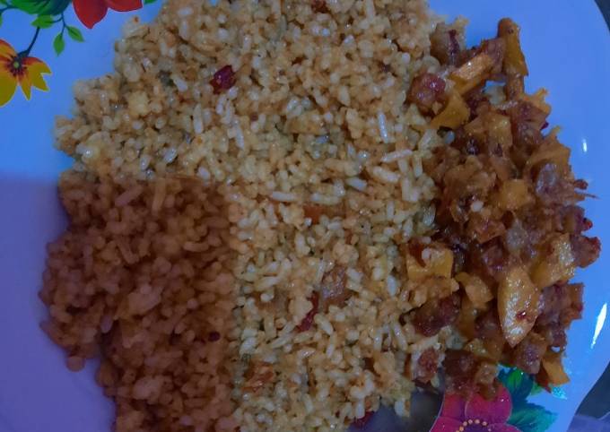 Easiest Way to Cook Yummy Nasi goreng instans kode pedas pol