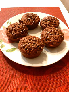 Φωτογραφία της συνταγής Choco banana muffins
