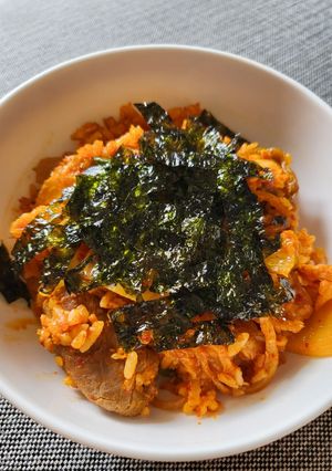 Foto resep 106. Nasi goreng kimchi 김치 볶음밥