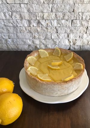 Vegán citrom torta recept fotója