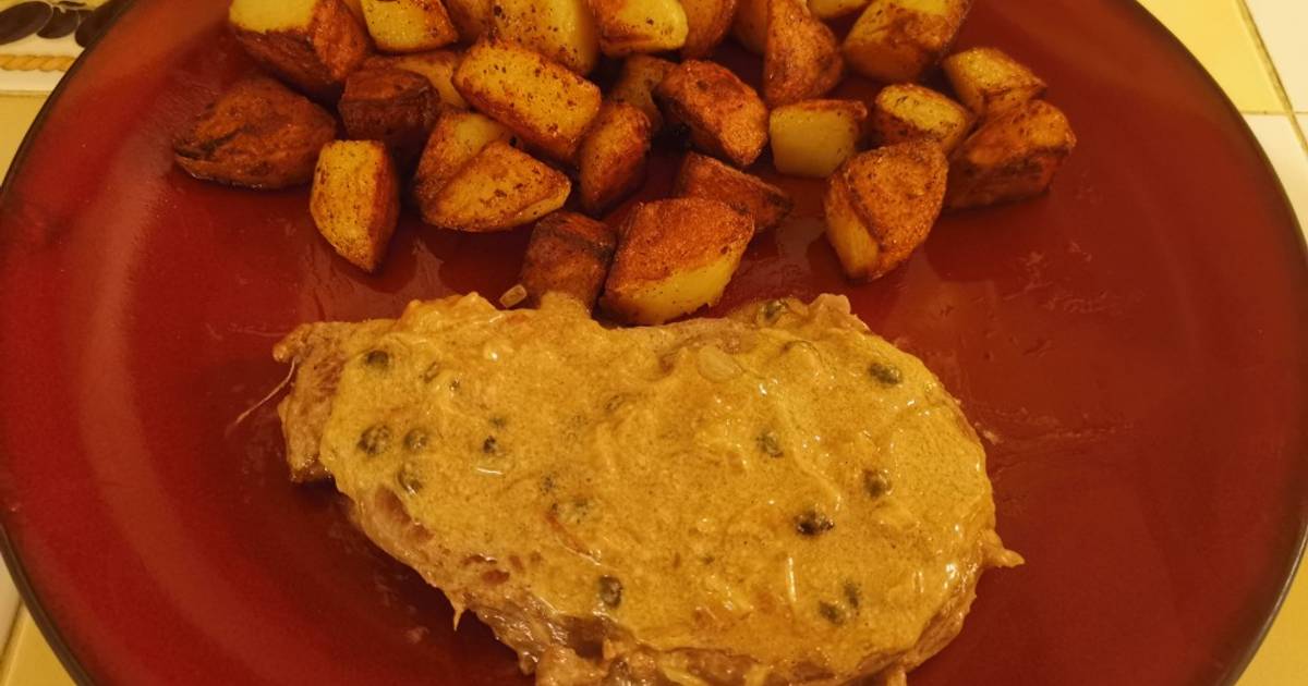 Entrecôte au Poivre Vert de Goldriever Cookpad