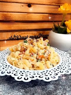 عکسی از دستور سالاد ماکارونی