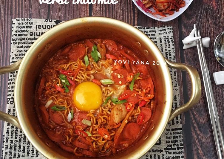 Resep Kimchi noodle versi indomie yang Sempurna