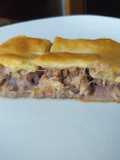 Strudel salato tonno e cipolle rosse