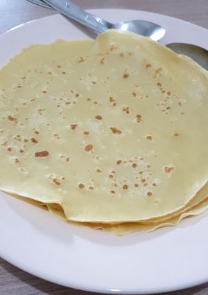 Foto resep Kue tepung tipis (dadar tepung)