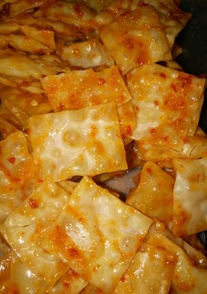 Foto resep Pangsit pedas gula jawa