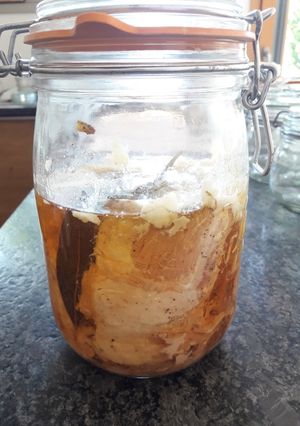 Une photo de Rôti de porc en conserve