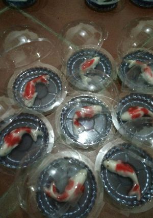 Foto resep Puding Ikan Koi Kecil